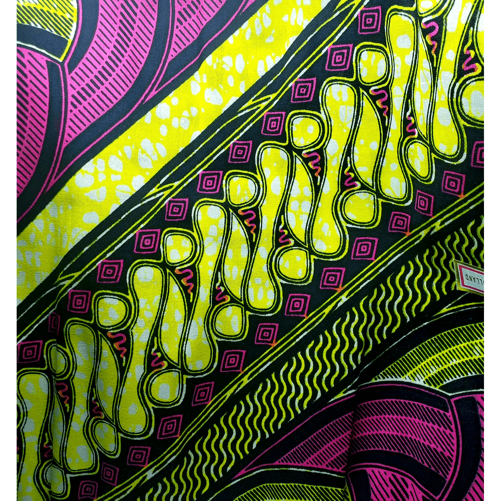 Hermosa Purple and Yellow Fabric