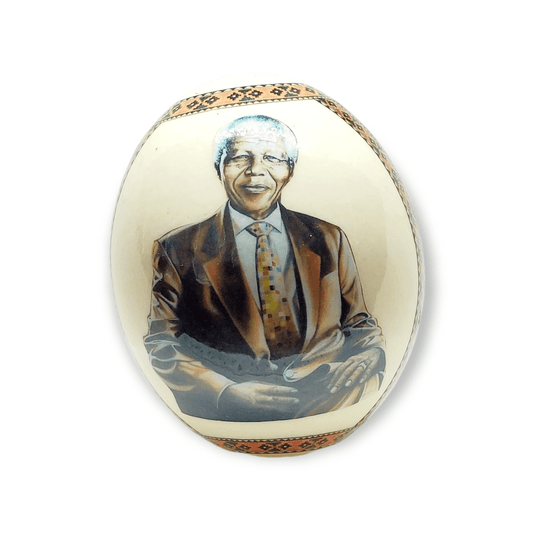 Mandela Ostrich Egg decor
