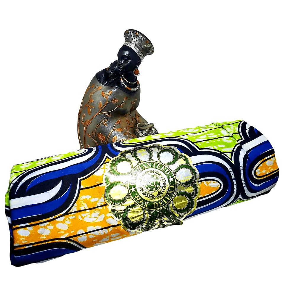 Tumaini  Green Blue Orange Fabric