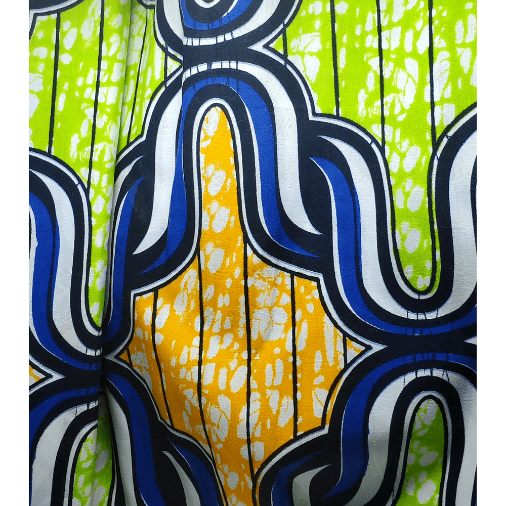 Tumaini  Green Blue Orange Fabric
